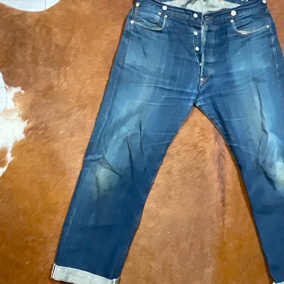 Levi’s Vintage Clothing 1915 Cinch Back Selvage Denim - Picture 4 of 16